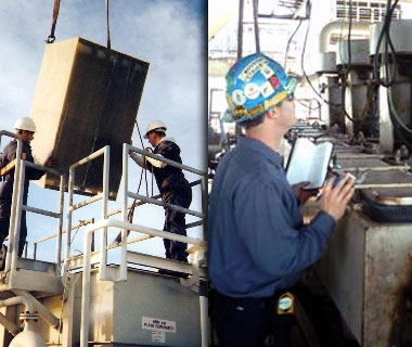 ETS field technician commissioning equipment